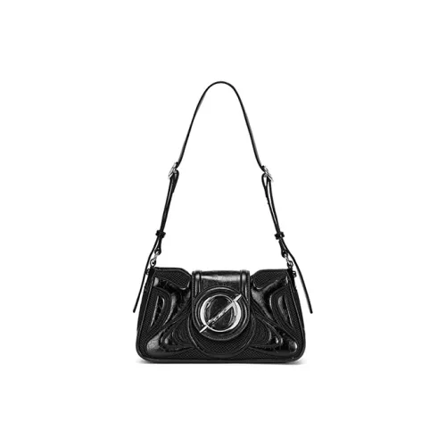 JELLYTOYBOY Cow Leather, Artificial Leather, Mesh Nebula Bag Shoulder Bag Women's