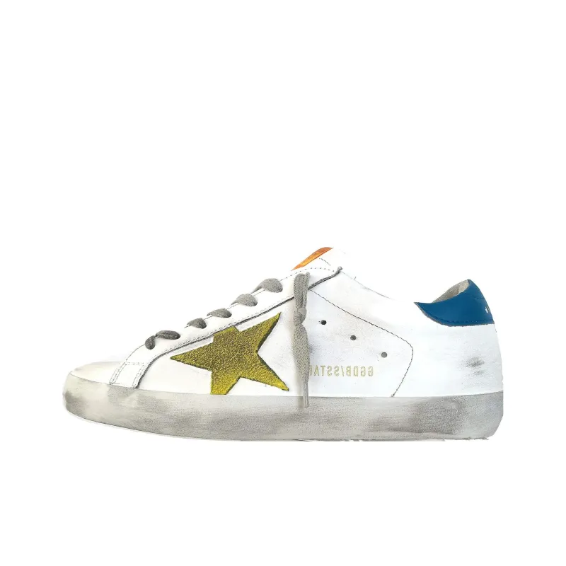 Golden Goose Low Top Skateboard Shoes Men's White-0