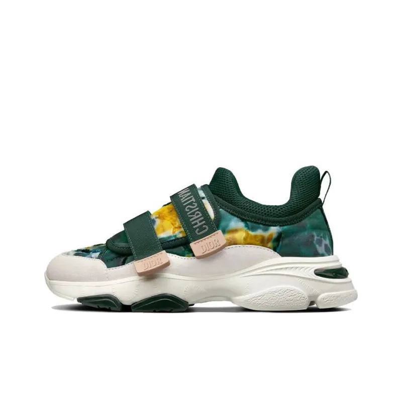 DIOR D Wander Low Top Casual Shoes Women's Pine Green-0