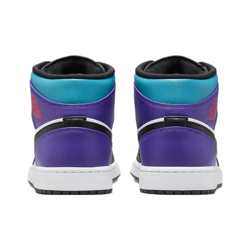 Jordan 1 Mid Aqua-4