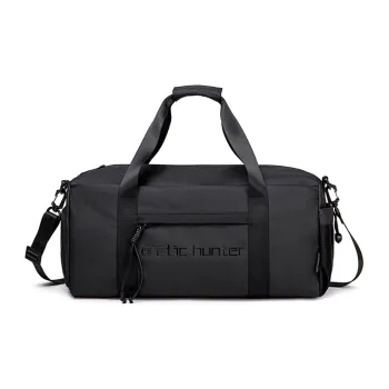ARCTIC HUNTER Polyester Shoulder Bag, Crossbody Bag, Handbag, Gym Bag Large Size Unisex Black/Red/Gray