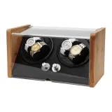 Bamboo Wood+Black[4 Watch Slot]