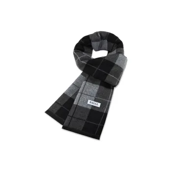 BAGGL Knit Scarves Men's Black Gray