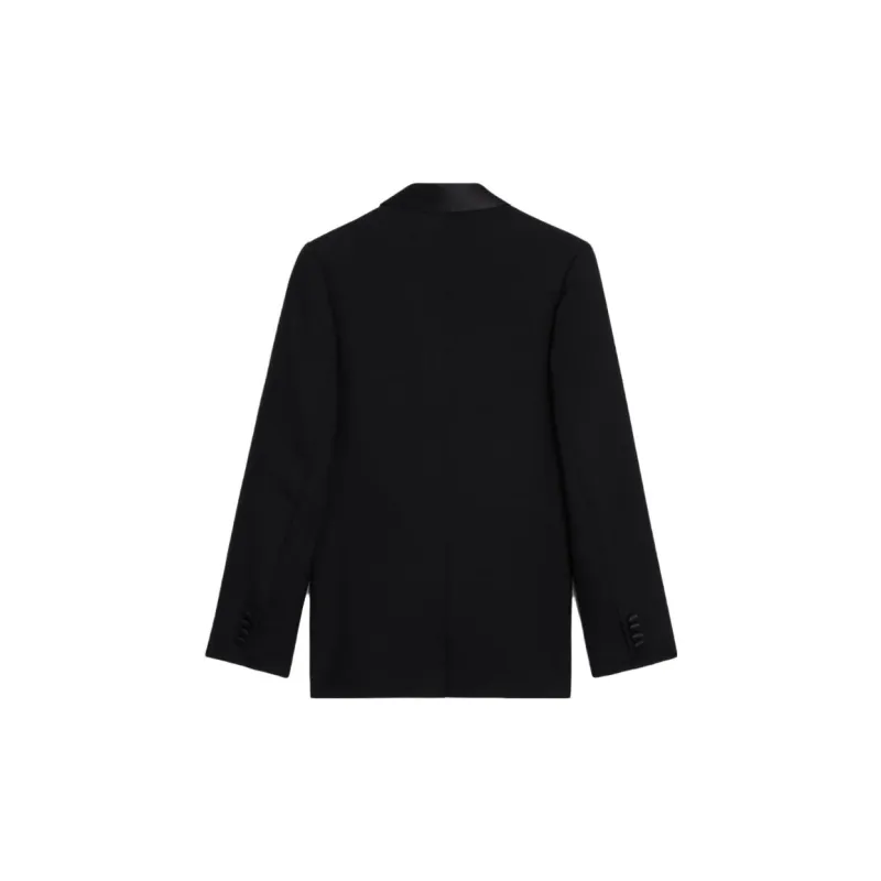 CELINE Single Breasted V Neck Jacket-1