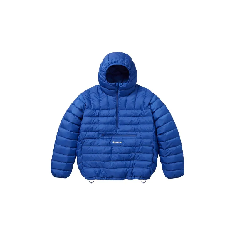 Supreme Micro Down Half Zip Hooded Pullover - POIZON