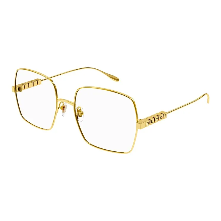GUCCI Logo lettering Square frame Glasses-0