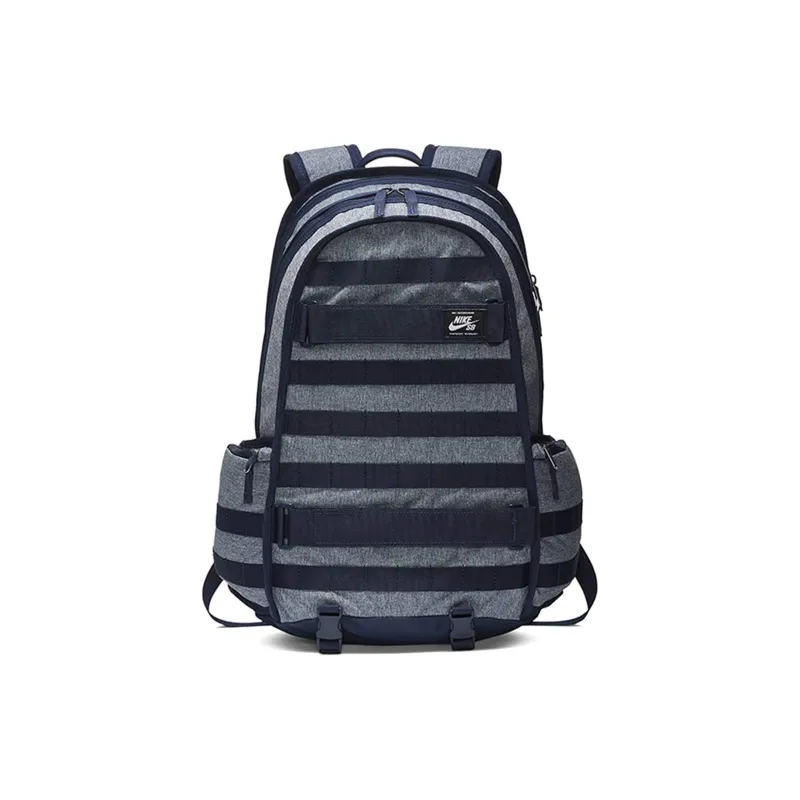 Nike Polyester Backpack Regular Unisex Navy Blue-0