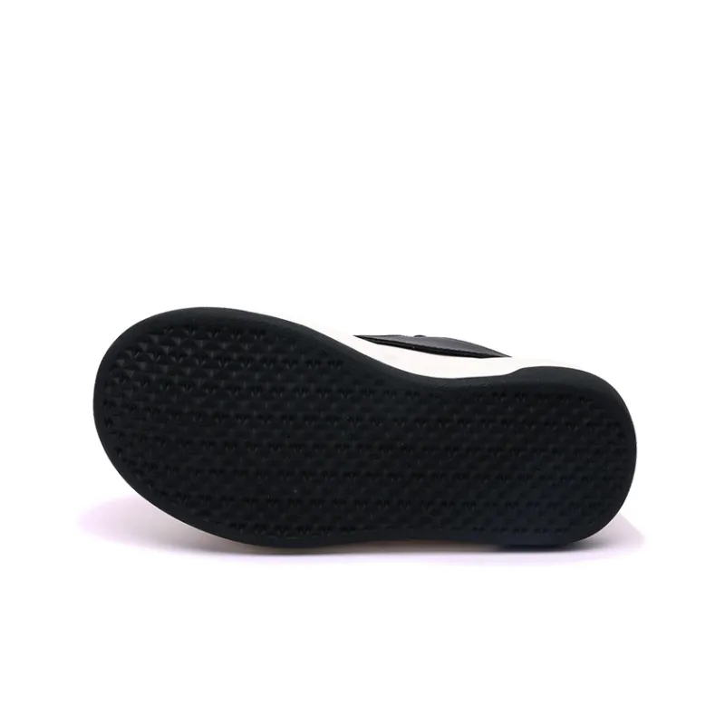 Mr.shang Wear Resistant Low Top Skateboard Shoes Women's Black White-6