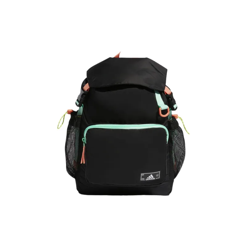 Adidas Saturday Backpack Black/Vivid Mint/Coral-0