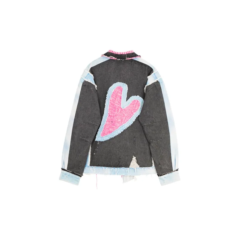 CHAU·RISING Denim Jacket Women's Light Blue-1
