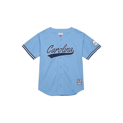 Mitchell Ness Shirts Men Blue