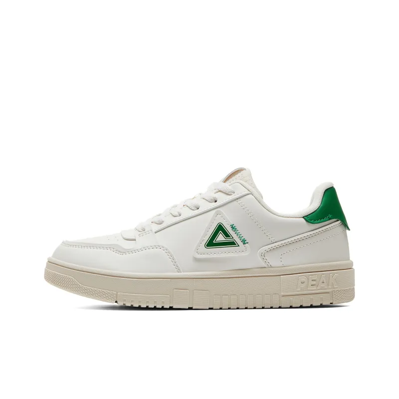 PEAK Air Force 1 Low Top Skateboard Shoes Men's Ecru Grass Green-0