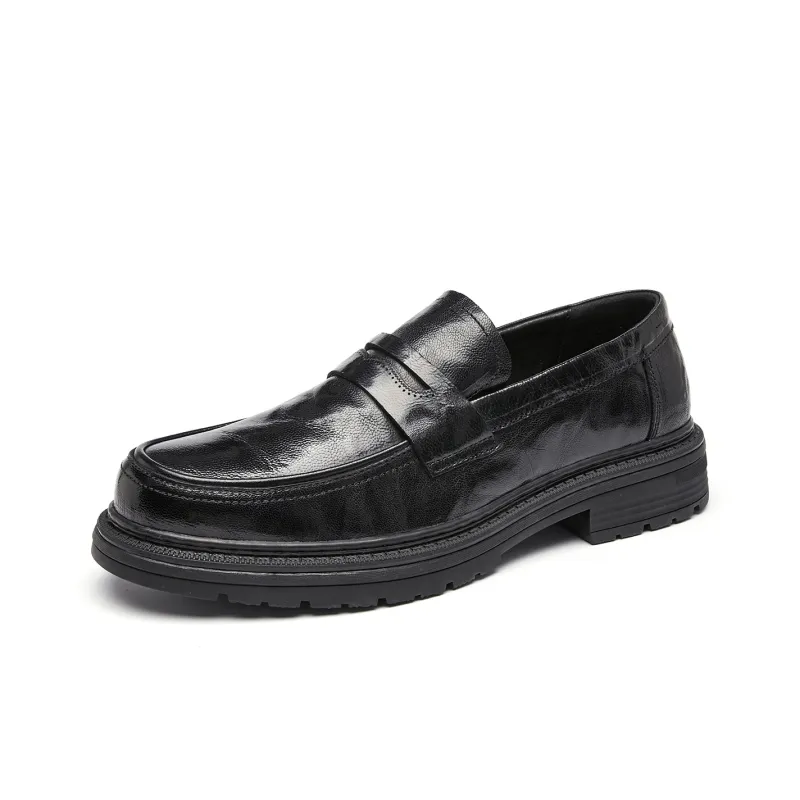 PLO CART Dress Shoes Men Low Top Black/Brown-1