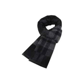 BAGGL Knit Scarves Men's Black Gray
