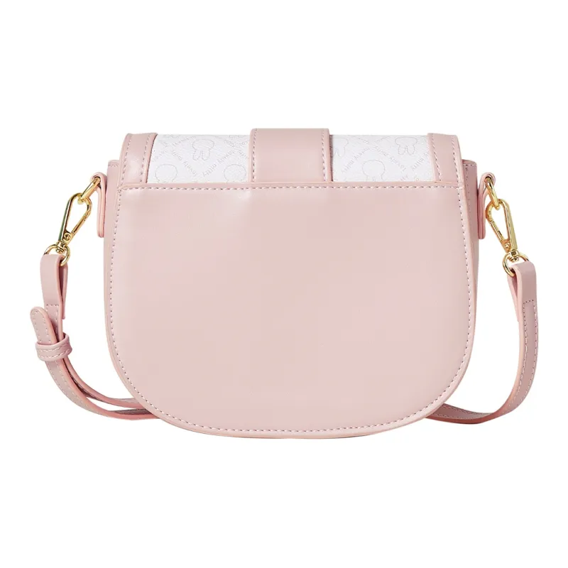 Miffy PU Saddle Bag, Shoulder Bag, Crossbody Bag Regular Women's Ecru/Pink-8