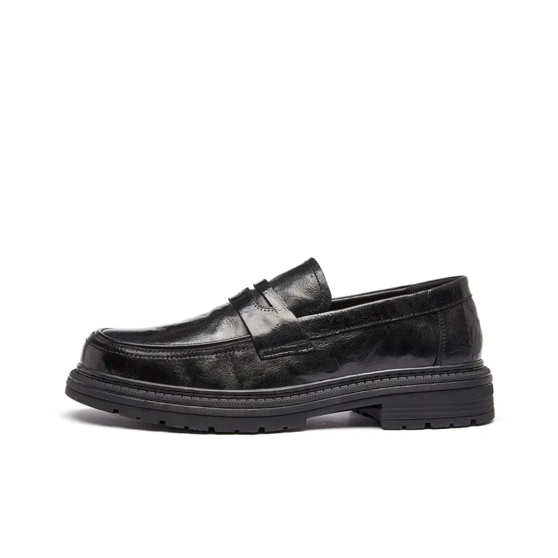 PLO CART Dress Shoes Men Low Top Black/Brown-0