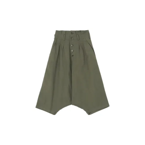 Yohji Yamamoto Casual Pants Unisex Green