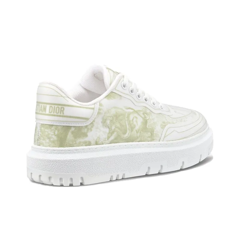 DIOR Addict Skateboard Shoes Women's Low-Top Yellow-3