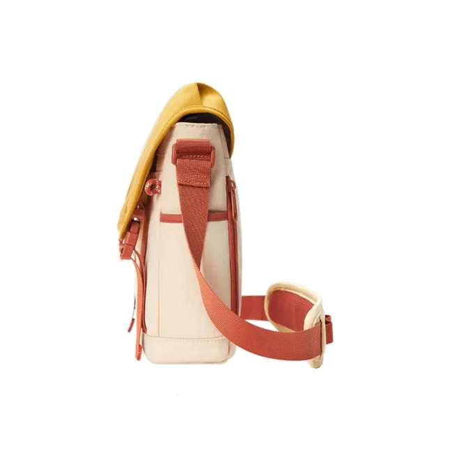 MAH Polyester Shoulder Bag, Crossbody Bag Medium Size Unisex Classic Color Scheme-3