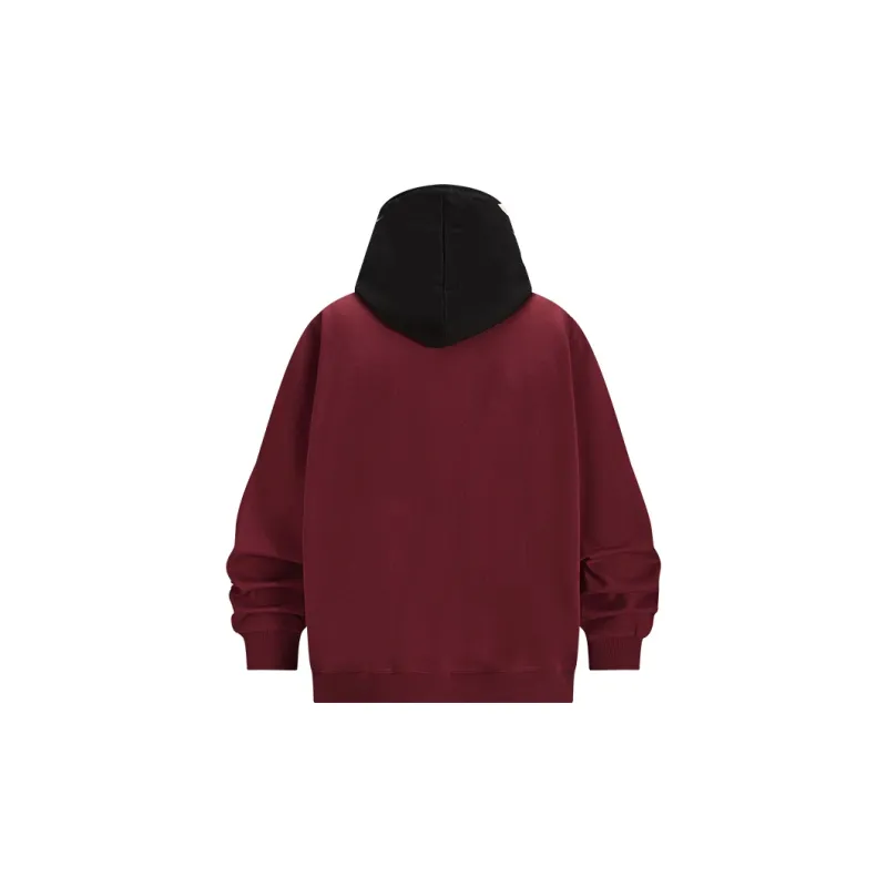 KAKAZZY Sweatshirts Unisex Burgundy-4
