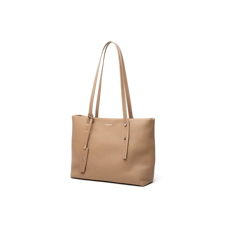 YOCAMU Top Grain Grained Cow Leather Shoulder Bag Large Size Women's Warm Brown Truffle Black Forest Gray Morning White-11
