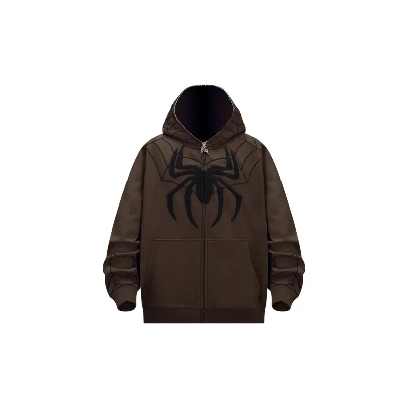 KAKAZZY Sweatshirts Unisex Brown-3