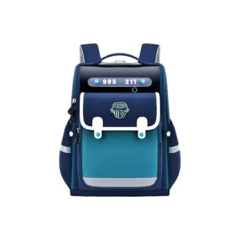 PINK·LAND Polyester With Nylon Backpack Large Size Men's Green/Purple