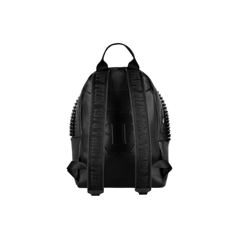 PHILIPP PLEIN Calfskin Backpack Regular Unisex Black-1