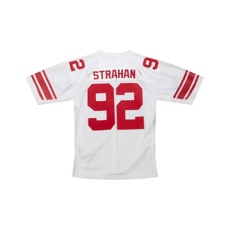 Mitchell Ness 2007 Michael Strahan New York Giants Super Bowl Xlii Authentic Jersey-1