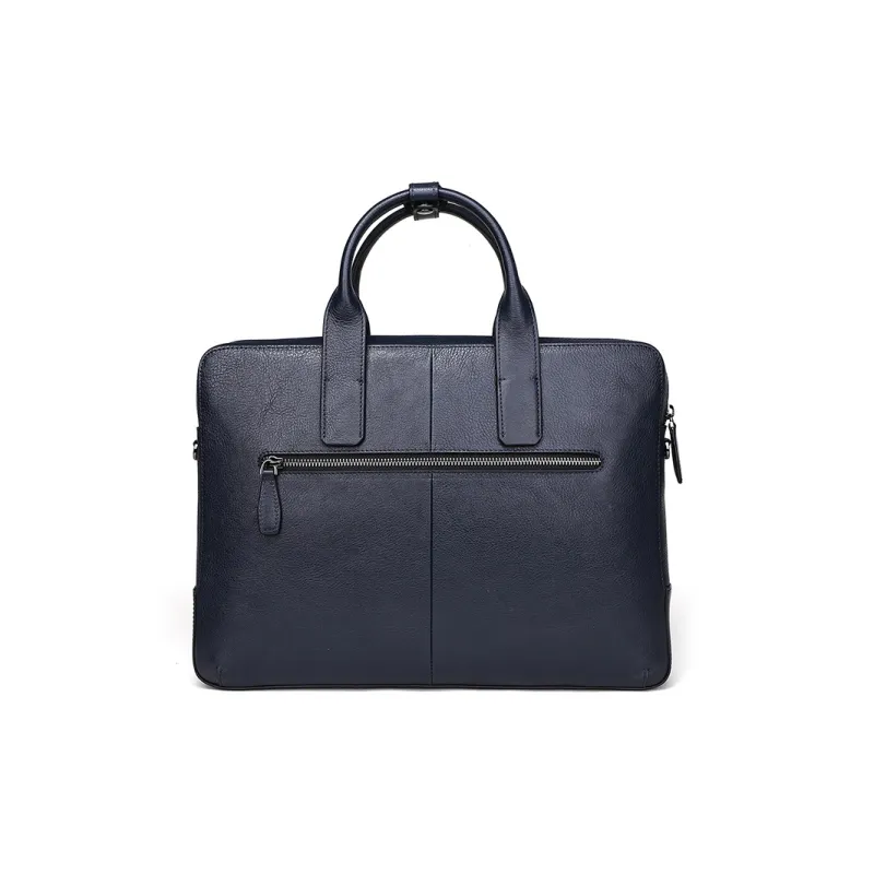 ELLE HOMME Cow Leather Crossbody Bag Regular Unisex Solid Color-17