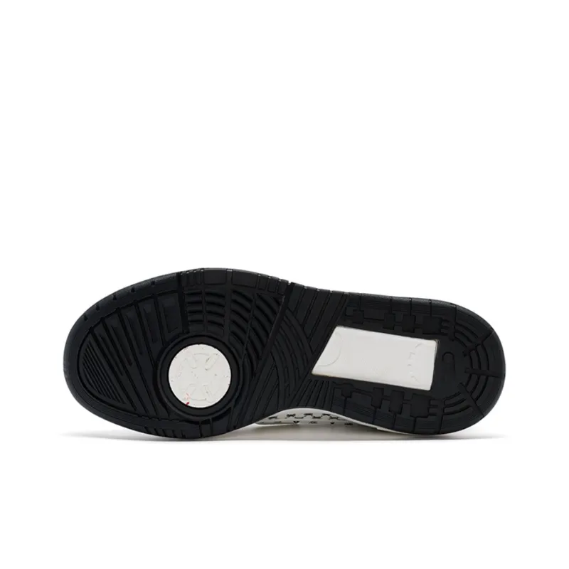 XTEP Basketball Shoes Women's Low Top Black/Sail White-2