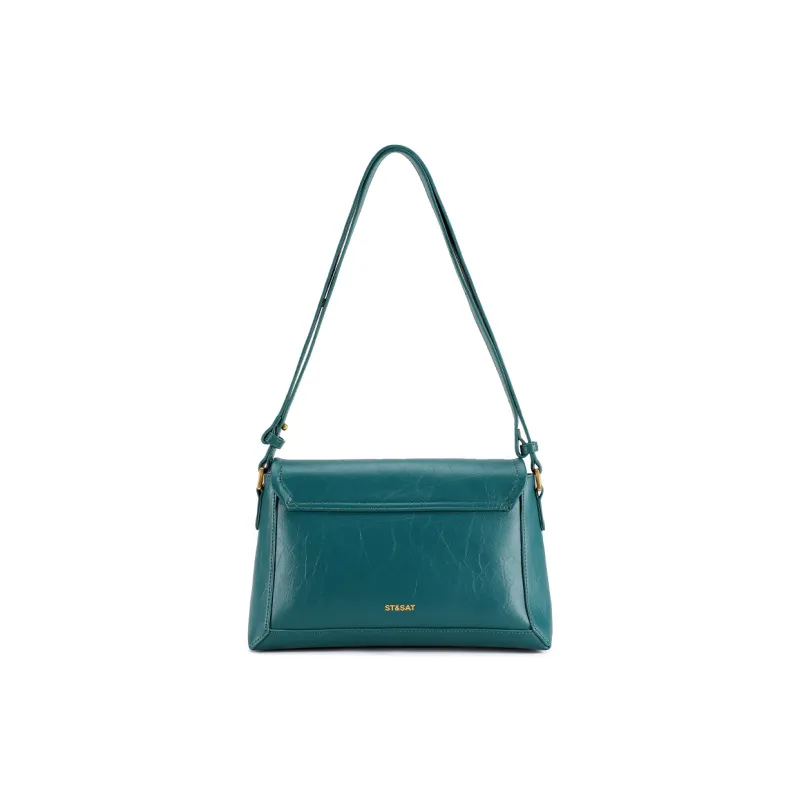 ST&SAT Cow Leather Patchwork Synthetic Leather Envelope Bag Shoulder Bag Crossbody Bag Regular Women's Multicolor-3