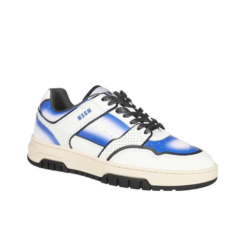 MSGM Low Top Skateboard Shoes Men's Purple-2