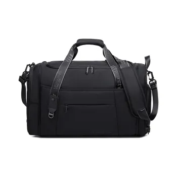 ARCTIC HUNTER Nylon Shoulder Bag, Crossbody Bag, Handbag, Travel Bag Large Size Men's Black/Gray/Blue