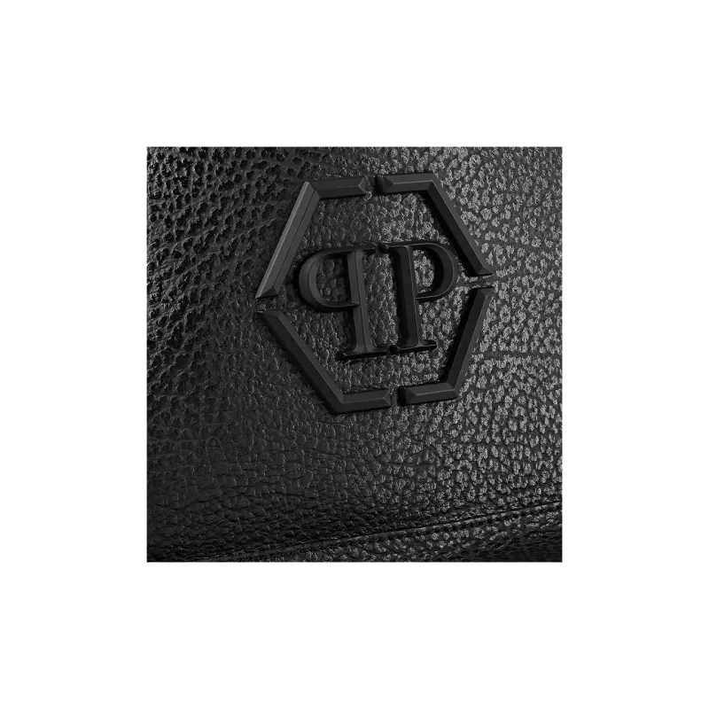 PHILIPP PLEIN Calfskin Backpack Regular Unisex Black-3