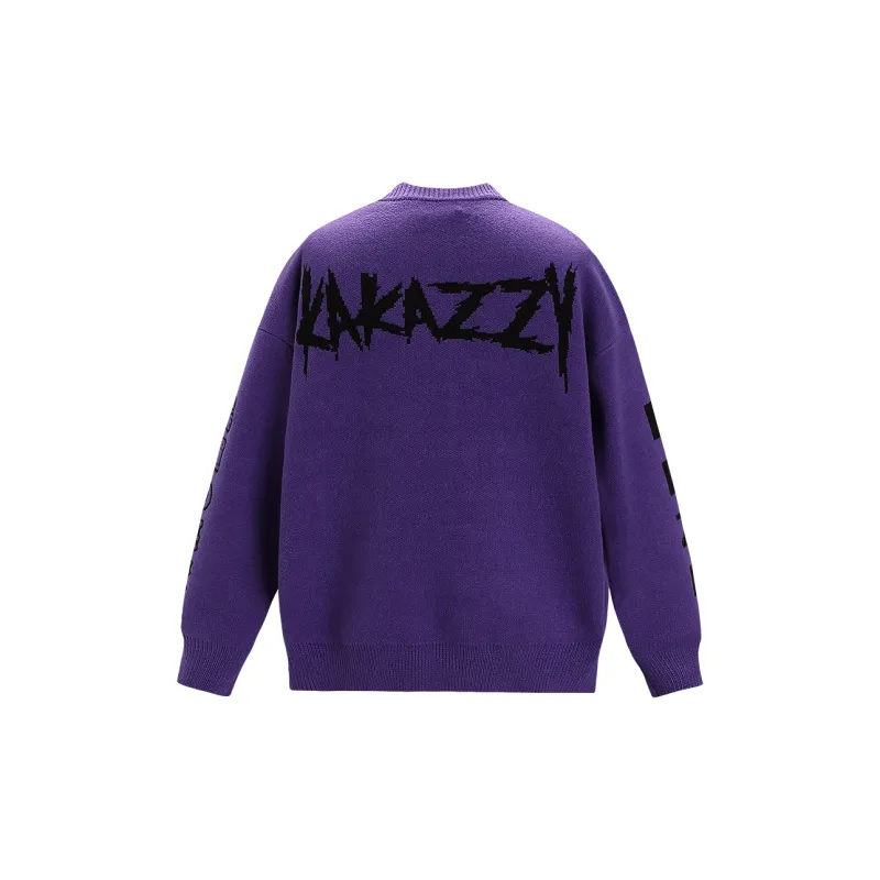 KAKAZZY Sweaters Unisex Purple-1