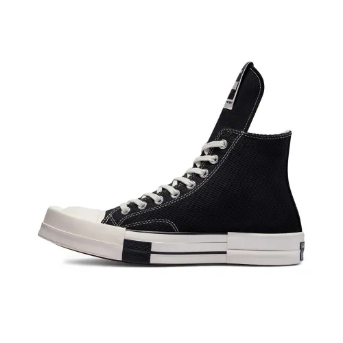 Converse X Rick Owens DRKSHDW Skateboard Shoes Unisex High-Top Black