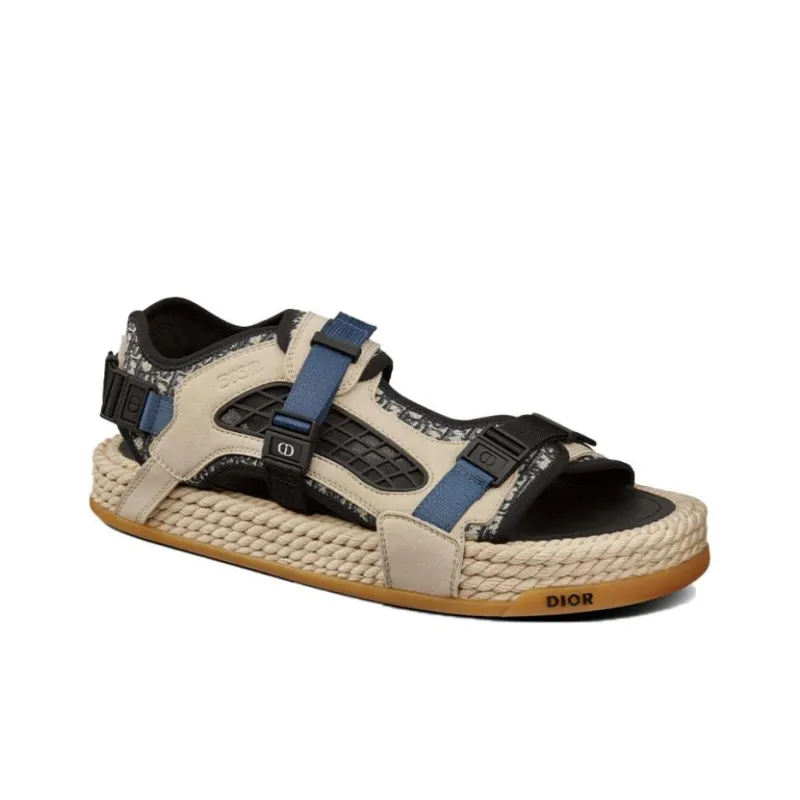 DIOR Atlas Sandal Beige Suede-2