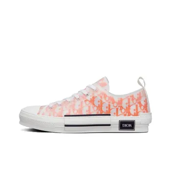 DIOR B23 Low Orange Oblique Canvas