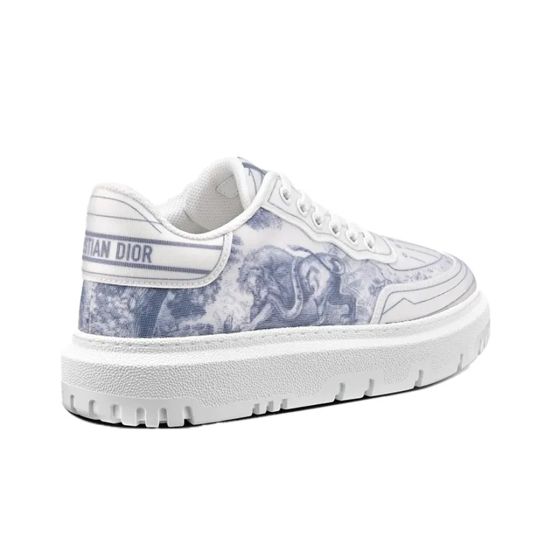 DIOR Addict Low Top Stylish Skateboarding Shoes Women's White-3