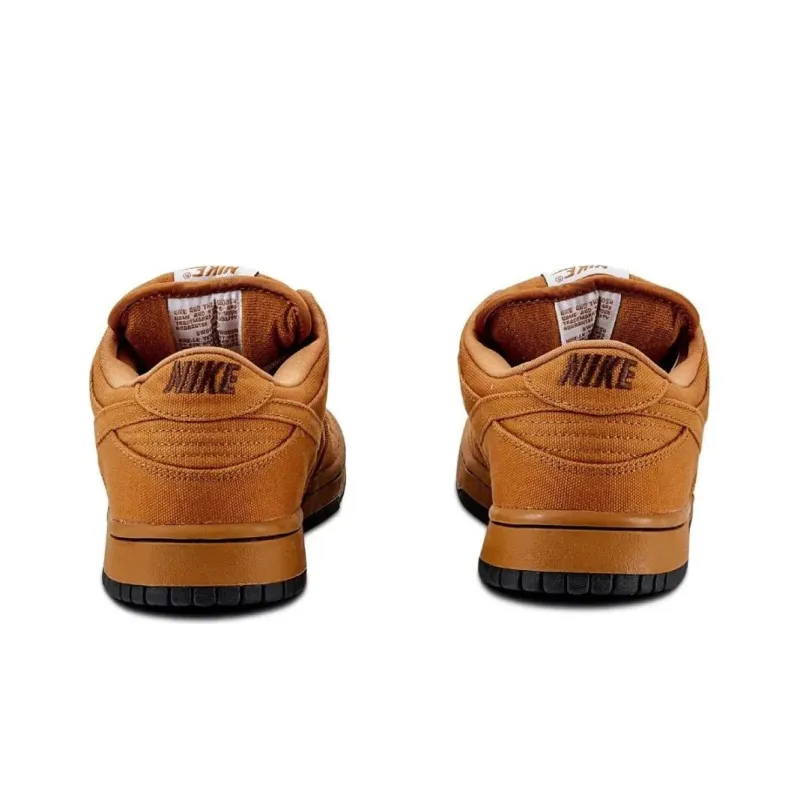 Carhartt x Nike Dunk SB Wear-Resistant Low-Top Skateboard Shoes Men's Brown-3