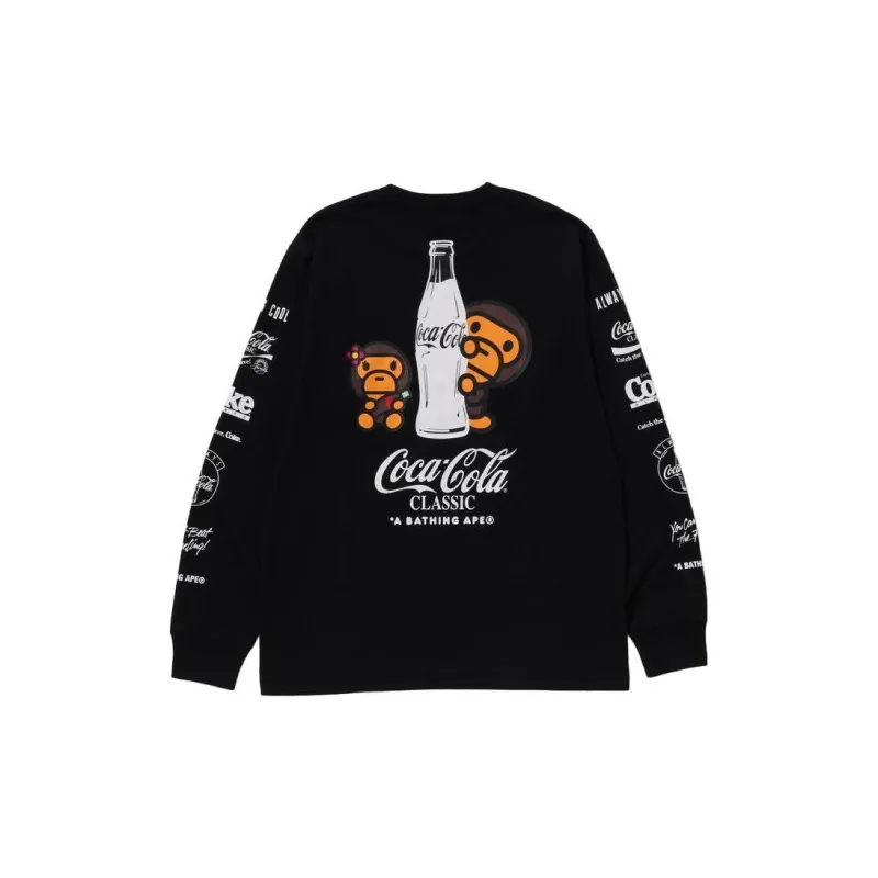 A BATHING APE X Coca Cola Milo L/S Tee-3