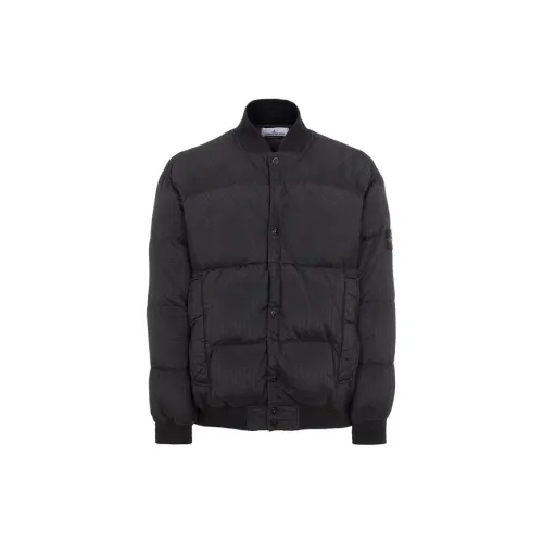 STONE ISLAND Down Jacket Men Black