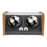Bamboo Wood+Carbon Fiber Color[4 Watch Slot]
