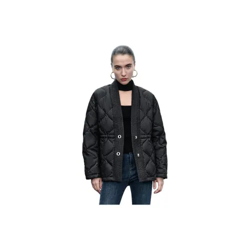 URBAN REVIVO Down Jackets Women's Black