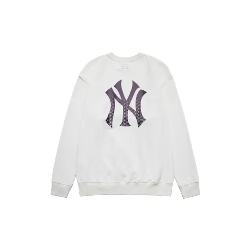 MLB New York Yankees Sweatshirts Unisex Off White