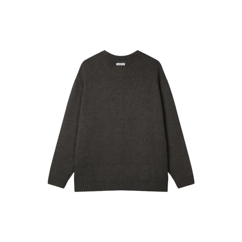 Round Two Sweaters Unisex Dark Gray-1