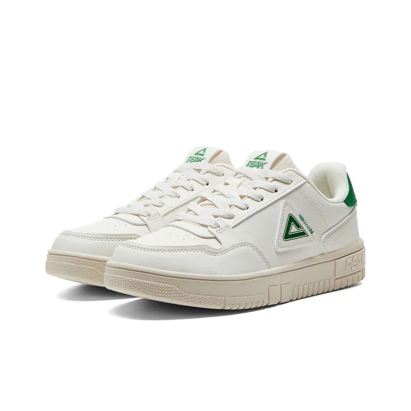 PEAK Air Force 1 Low Top Skateboard Shoes Men's Ecru Grass Green-2