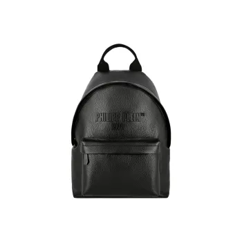 PHILIPP PLEIN Calfskin Backpack Regular Unisex Black