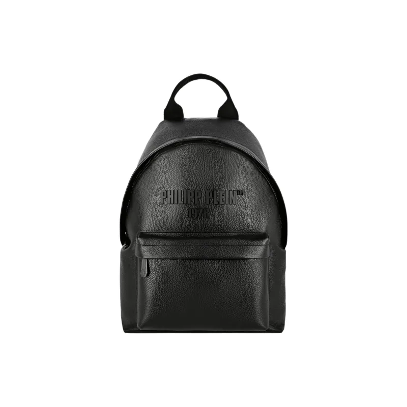 PHILIPP PLEIN Calfskin Backpack Regular Unisex Black-0